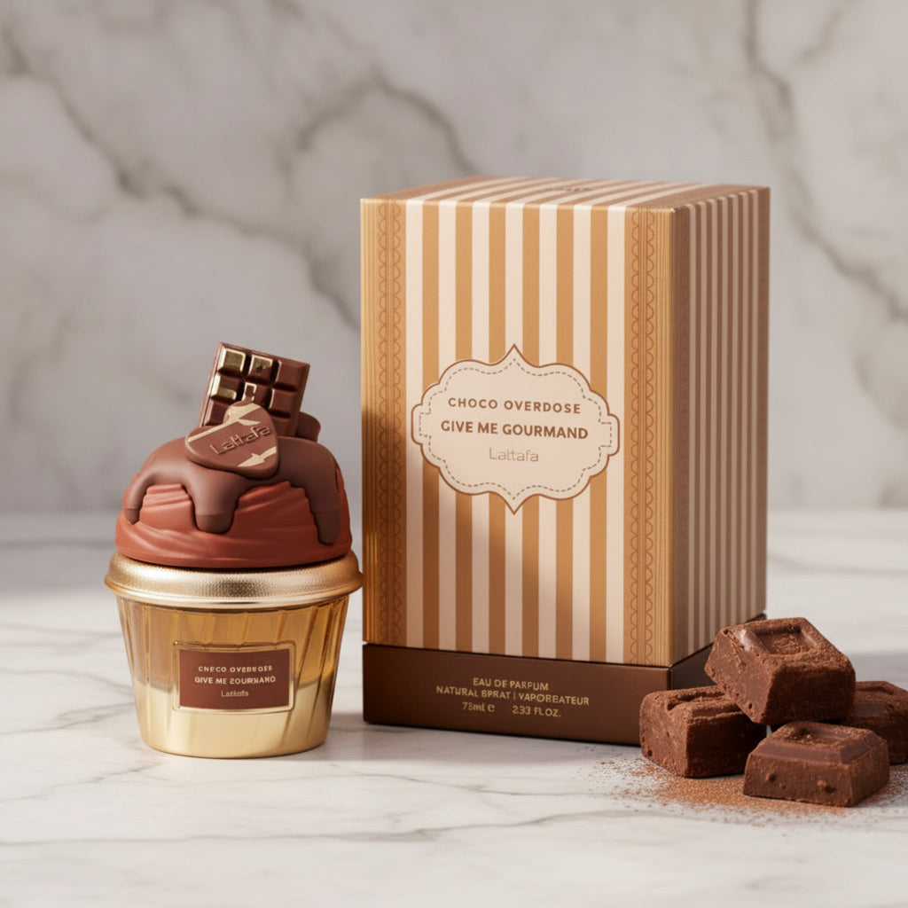 Lattafa Give Me Gourmand Choco Overdose Eau de Parfum Spray for Women 2.5 oz