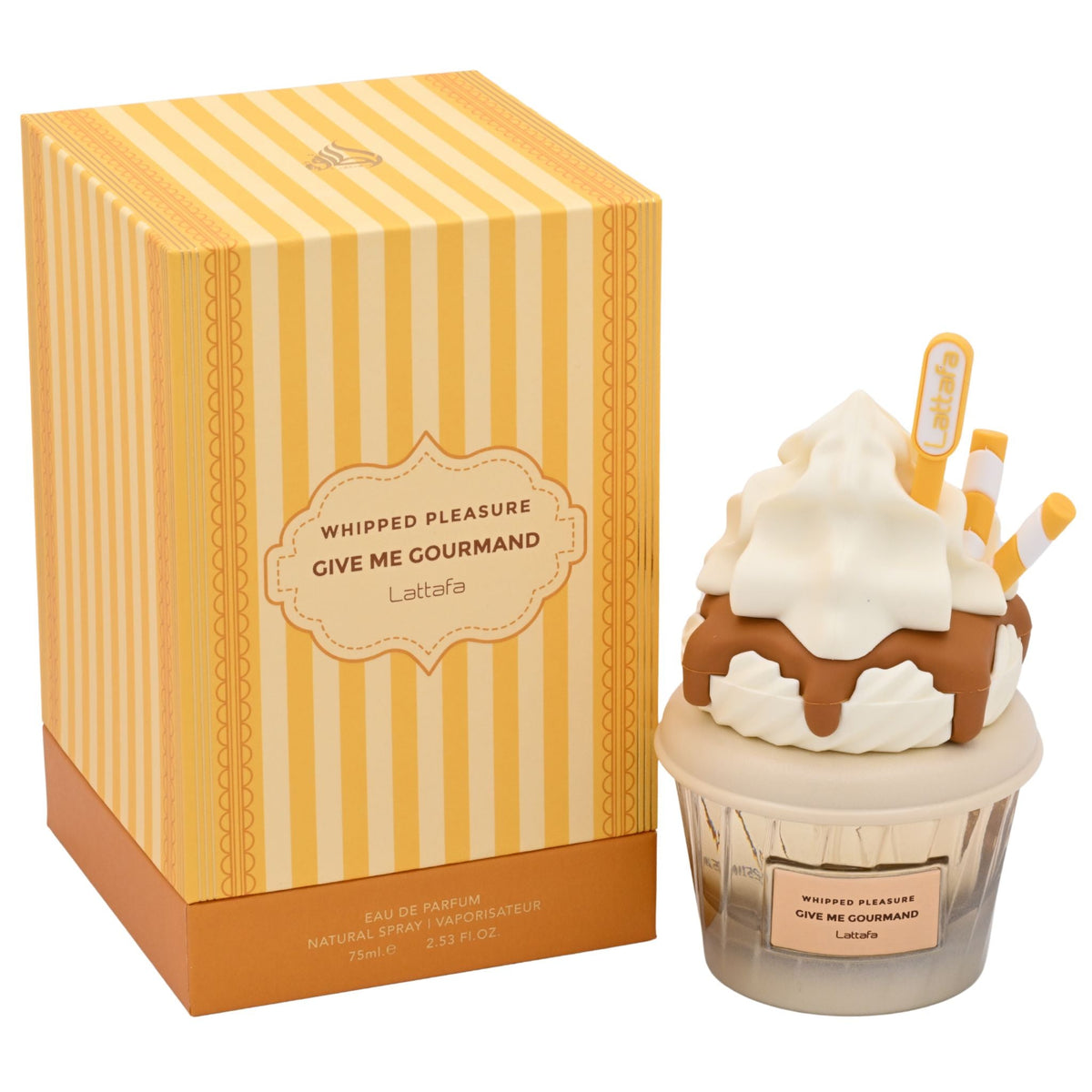 Lattafa Give Me Gourmand Whipped Pleasure Eau de Parfum Spray Unisex 2.5 oz NIB
