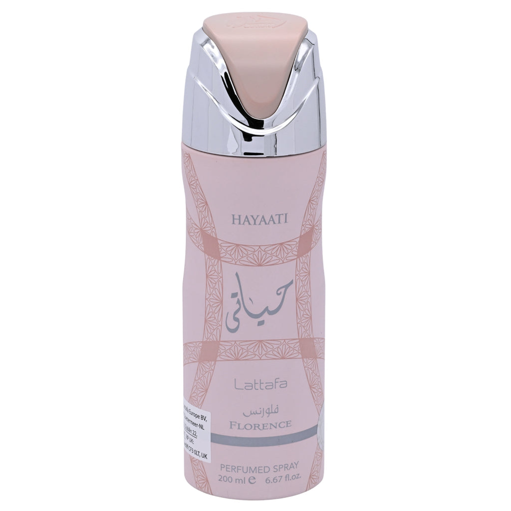 Lattafa Hayaati Florence Deodorant Body Spray for Women 6.67 oz (200 ml)
