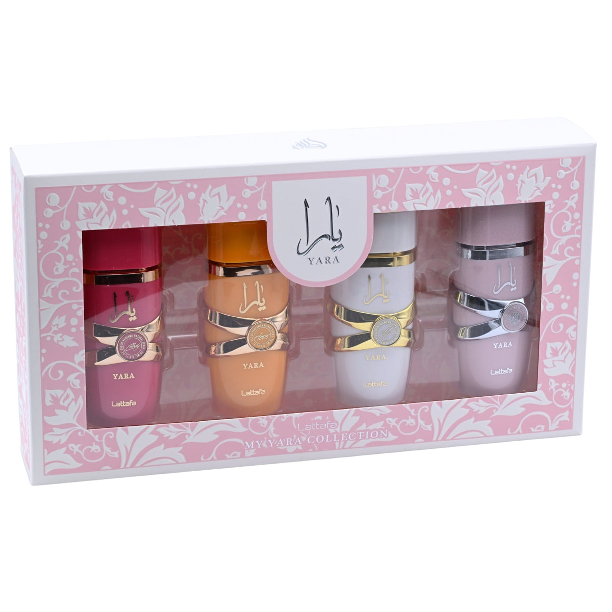 Lattafa My Yara Collection 4-Piece Eau de Parfum Spray Gift Set for Women (4 x 0.85 fl oz / 25 mL)