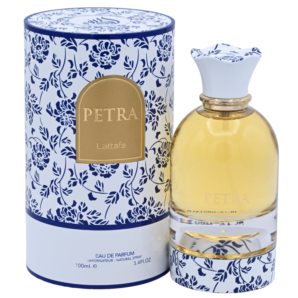 Lattafa Petra Eau de Parfum (EDP) Spray for Women, 3.4 oz (100 ml) New in Retail Box