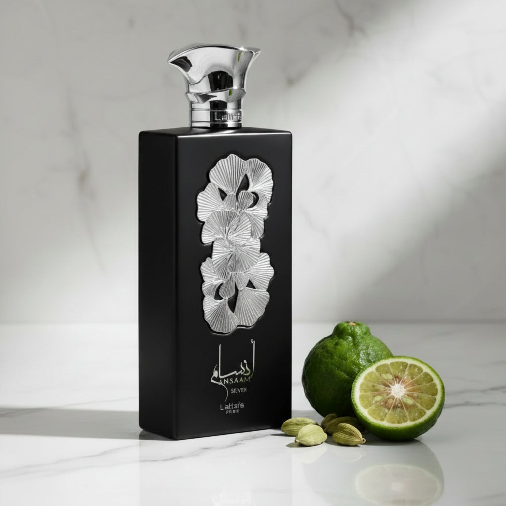 Lattafa Pride Ansaam Silver Eau de Parfum (EDP) Spray for Men 3.4 oz / 100 ml, New Retail Box