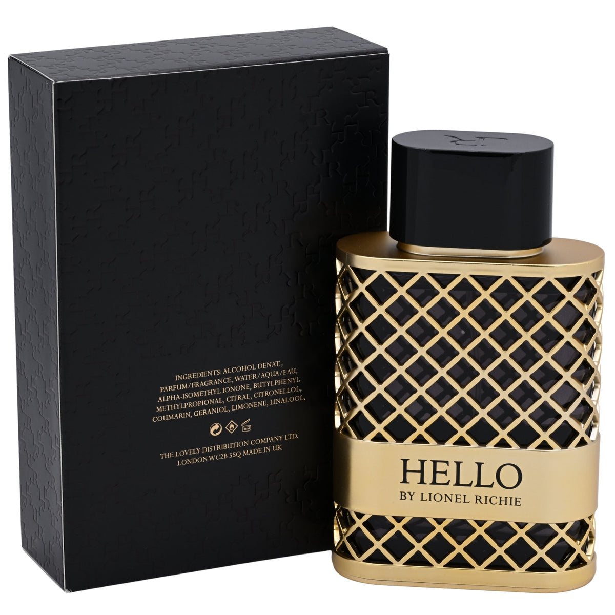 Lionel Richie Hello Eau de Toilette (EDT) Spray for Men 3.4 oz New Retail Box