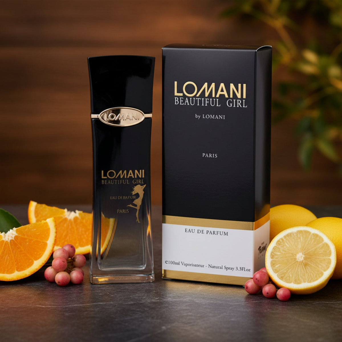 Lomani Beautiful Girl Eau de Parfum (EDP) Spray for Women 3.3 oz / 100 ml, New Retail Box