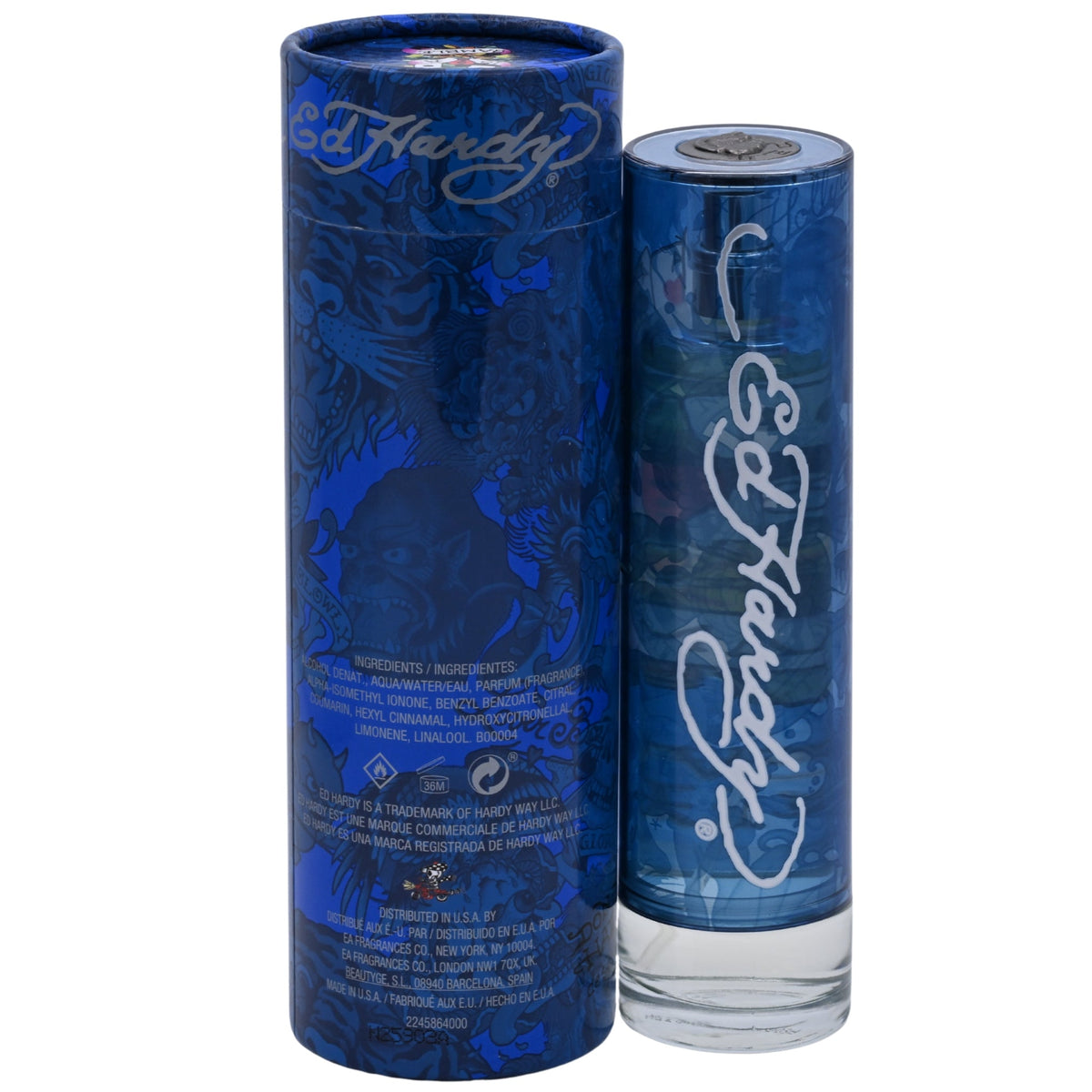 LOVE & LUCK Ed Hardy by Christian Audigier 3.4 / 3.3 oz EDT for Men New In Box