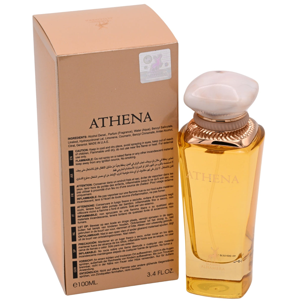 Maison Alhambra Athena Eau de Parfum Spray for Women 3.4 oz (100 ml)