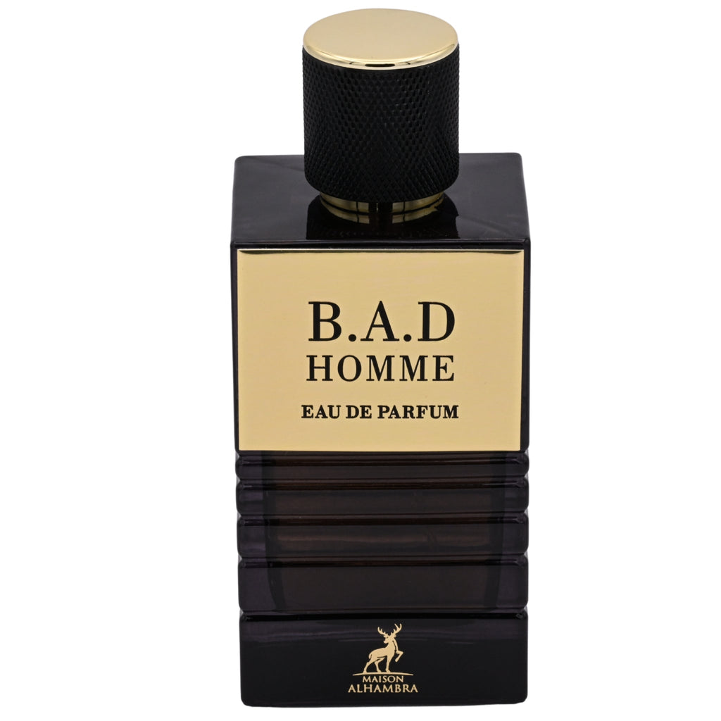 Maison Alhambra B.A.D Pour Homme Eau de Parfum Spray for Men 3.4 oz (100 ml) New in Retail Box