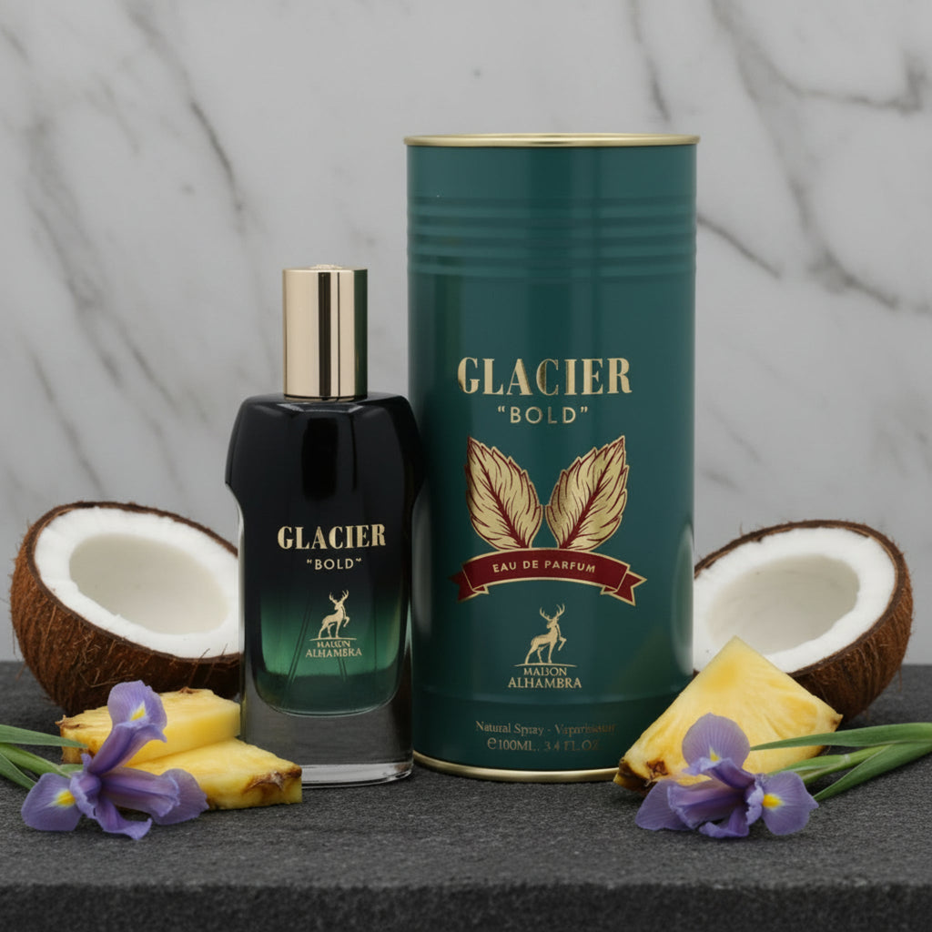 Maison Alhambra Glacier Bold Eau de Parfum Spray, Unisex, 3.4 oz (100 ml) - New Retail Box