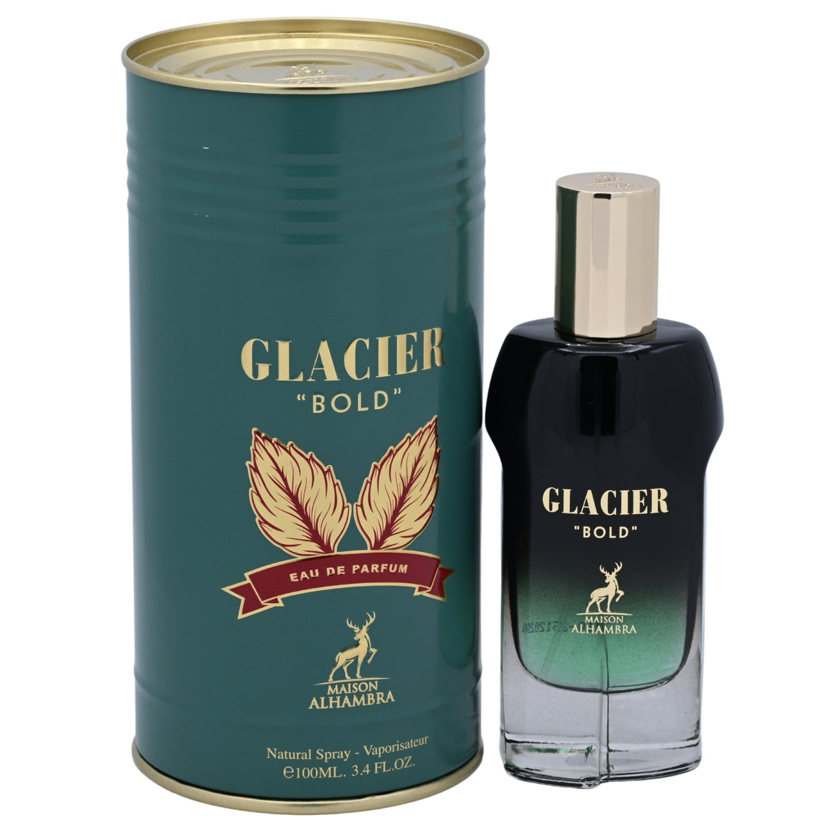 Maison Alhambra Glacier Bold Eau de Parfum Spray, Unisex, 3.4 oz (100 ml) - New Retail Box