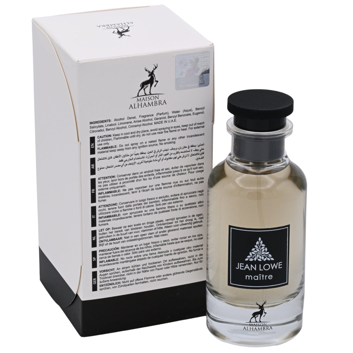 Maison Alhambra Jean Lowe Maître Eau de Parfum Spray Unisex 3.4 oz (100 ml) NIB