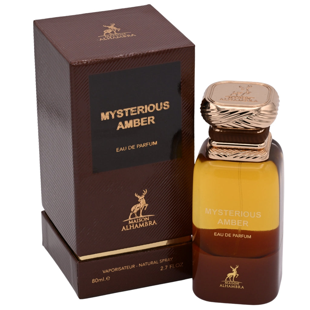 Maison Alhambra Mysterious Amber Eau de Parfum Spray Unisex 2.7 oz (80 ml) New Retail Box