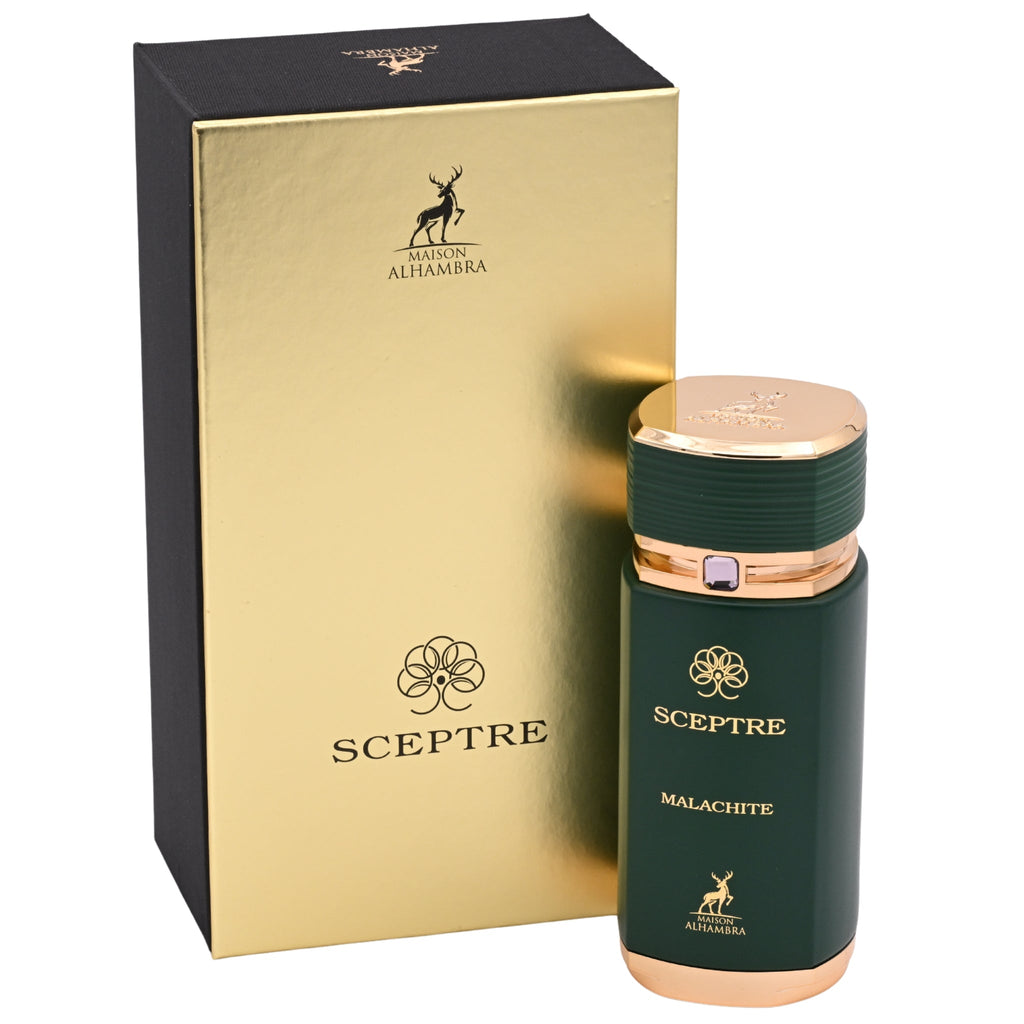 Maison Alhambra Sceptre Malachite Eau de Parfum Spray, Unisex, 3.4 oz (100ml)