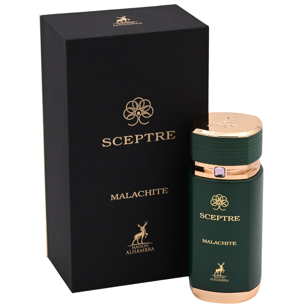 Maison Alhambra Sceptre Malachite Eau de Parfum Spray, Unisex, 3.4 oz (100ml)