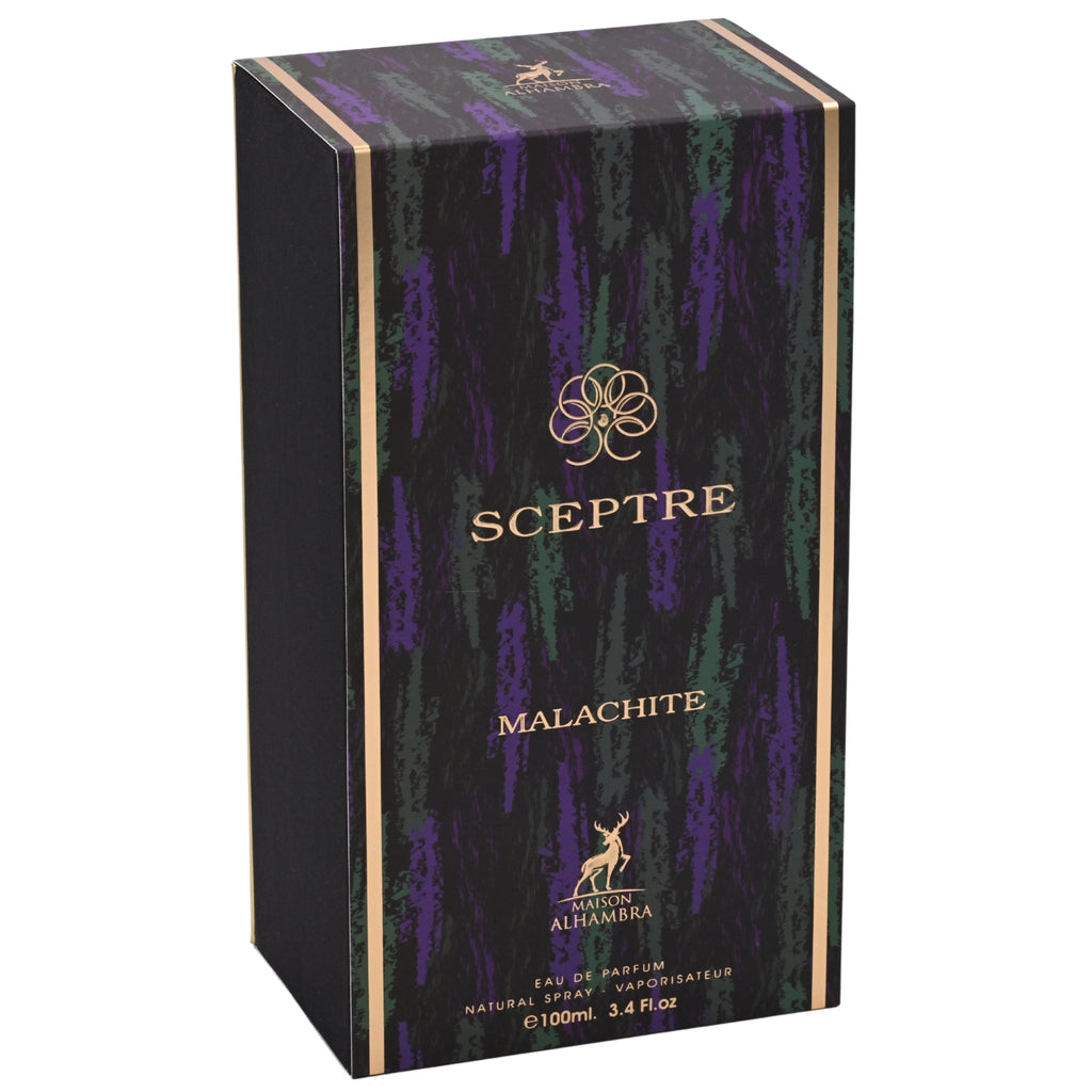 Maison Alhambra Sceptre Malachite Eau de Parfum Spray, Unisex, 3.4 oz (100ml)