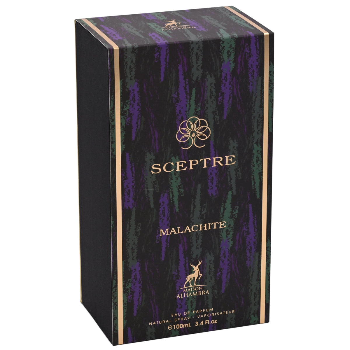 Maison Alhambra Sceptre Malachite Eau de Parfum Spray, Unisex, 3.4 oz (100ml)