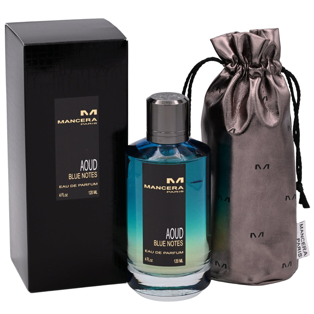Mancera Aoud Blue Notes Eau de Parfum (EDP) Unisex Spray 4.0 oz / 120 ml, Made in France
