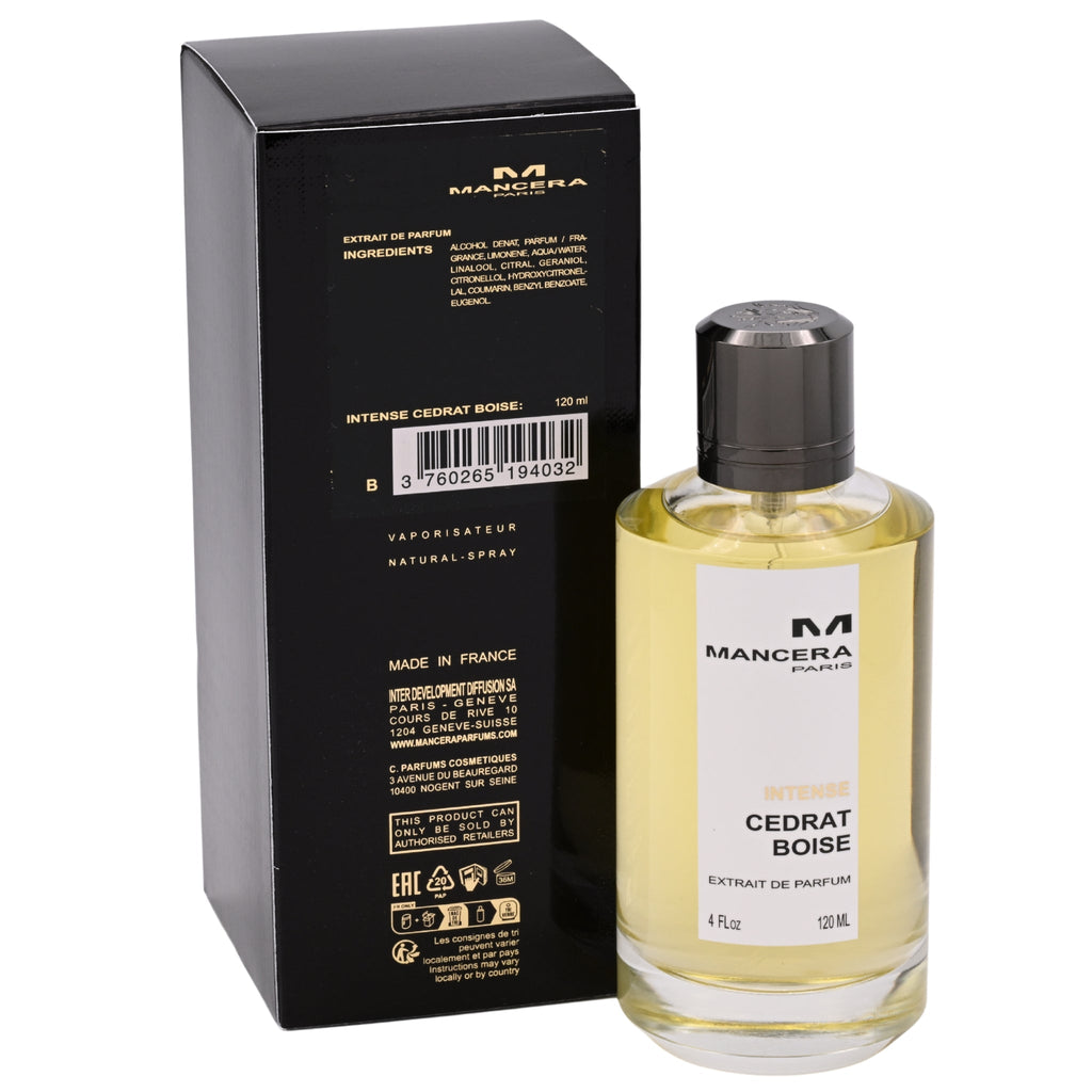 Mancera Intense Cedrat Boise Eau de Parfum Spray Unisex 4.0 oz (New Retail Box)