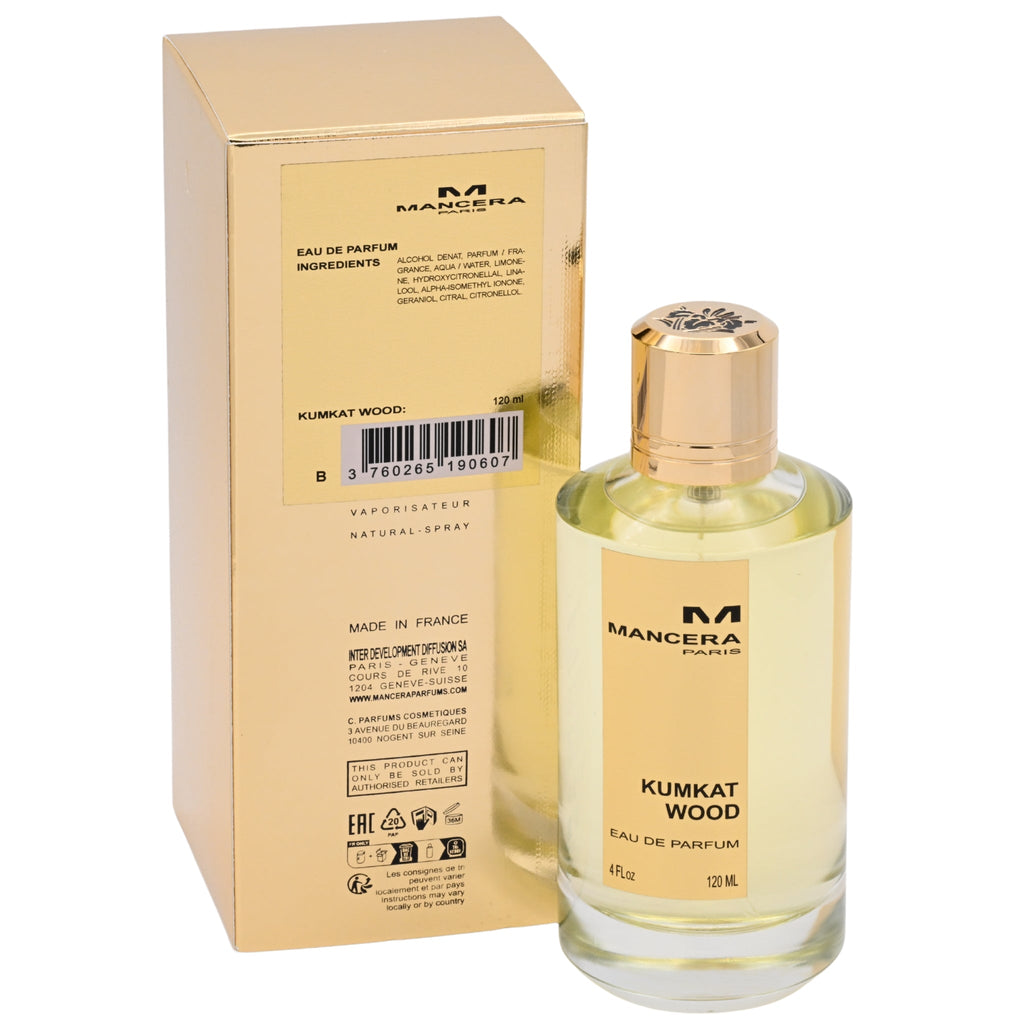Mancera Kumkat Wood Eau de Parfum Spray Unisex 4.0 oz (120 ml) New Retail Box