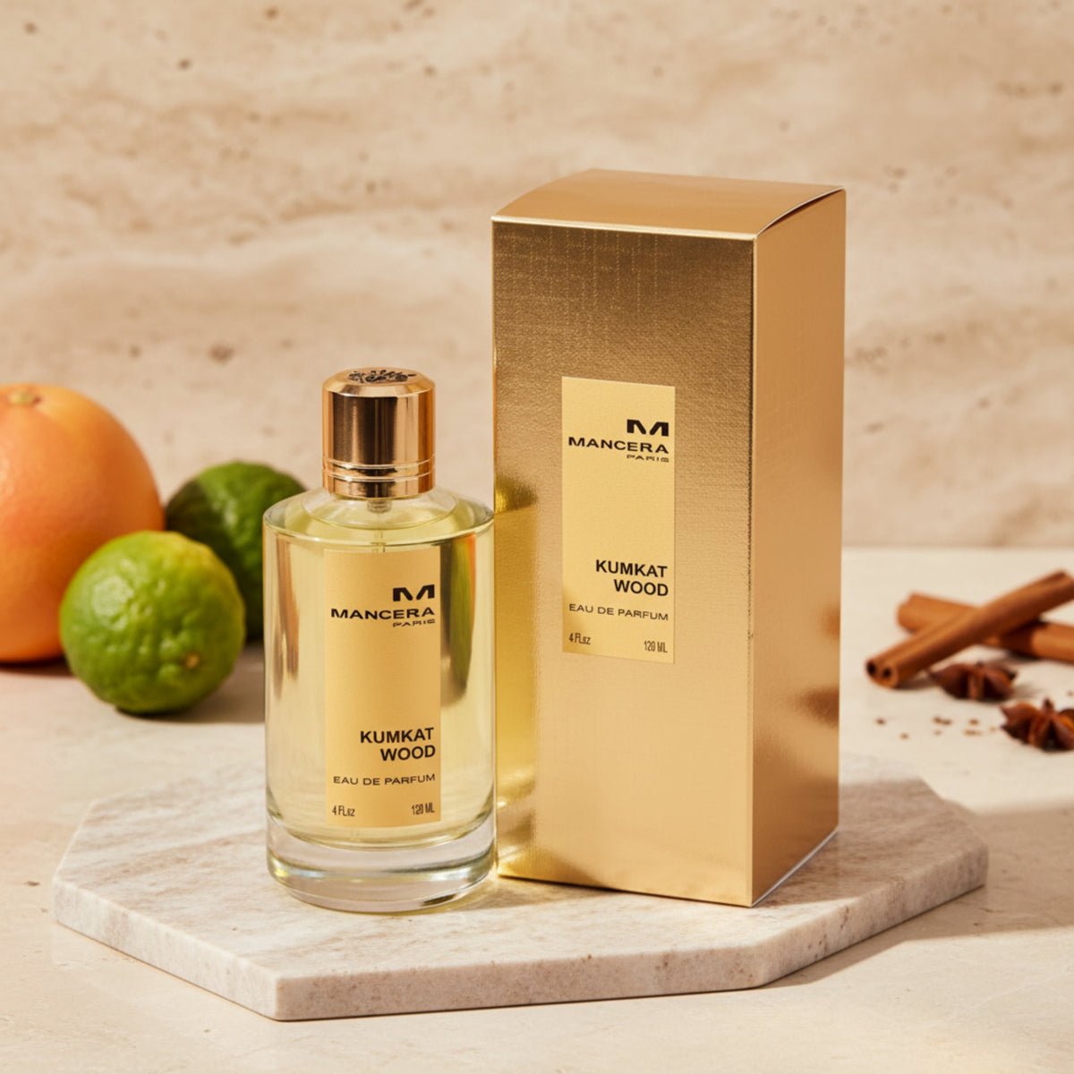 Mancera Kumkat Wood Eau de Parfum Spray Unisex 4.0 oz (120 ml) New Retail Box