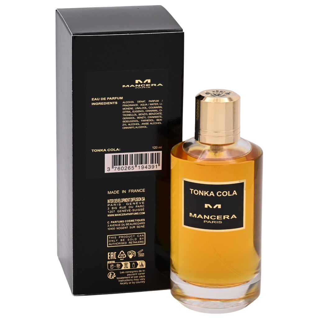 Mancera Tonka Cola Eau de Parfum (EDP) Unisex Spray 4.0 oz - New in Retail Box
