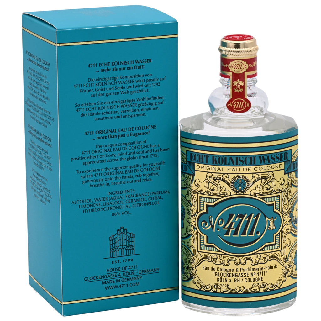 Maurer & Wirtz 4711 Original Eau de Cologne (EDC) Unisex 5.1 oz / 150 ml, New Retail Box