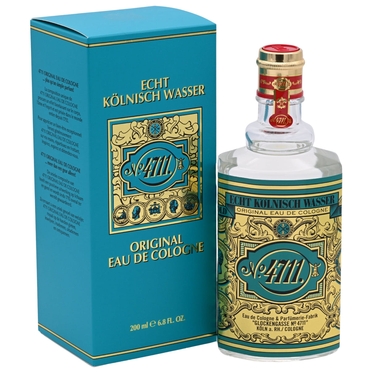 Maurer & Wirtz 4711 Original Eau de Cologne (EDC) Unisex 6.8 oz / 200 ml Splash - New Retail Box
