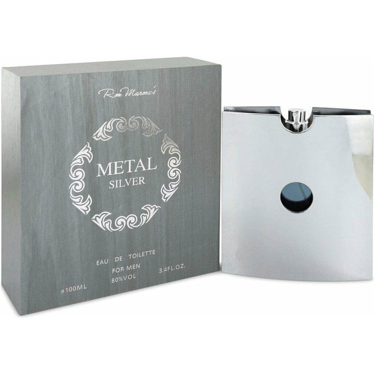 Metal Silver by Ron Marone's cologne for men EDT 3.3 / 3.4 oz New in Box