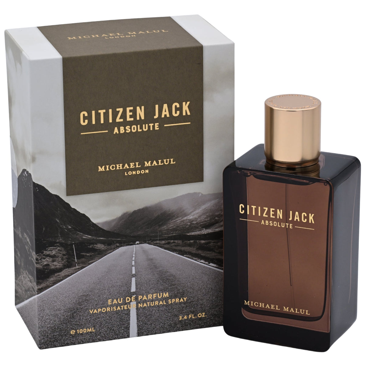 Michael Malul Citizen Jack Absolute EDP Spray Men 3.4 oz 100ml New Box