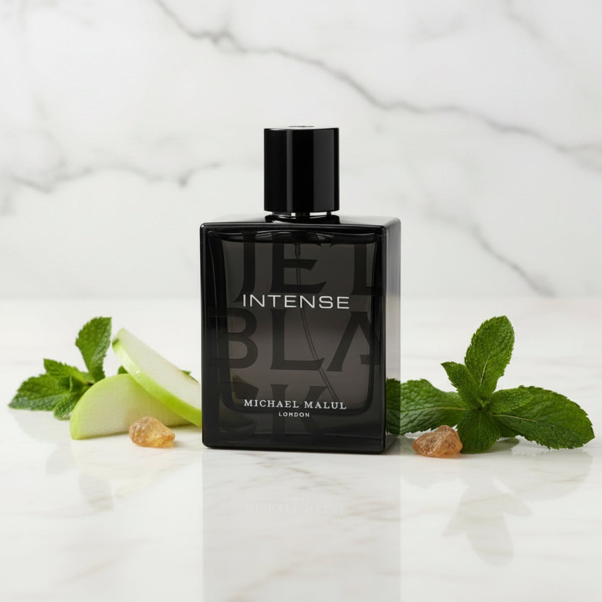 Michael Malul Jet Black Intense EDP Spray Men 3.4 oz New Box