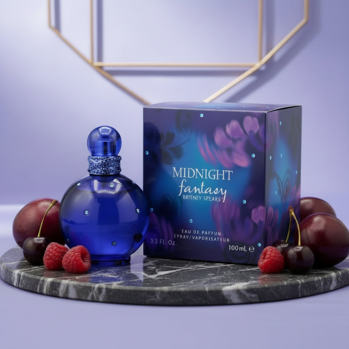 MIDNIGHT FANTASY by Britney Spears for Women 3.4 oz EDP New in BOX