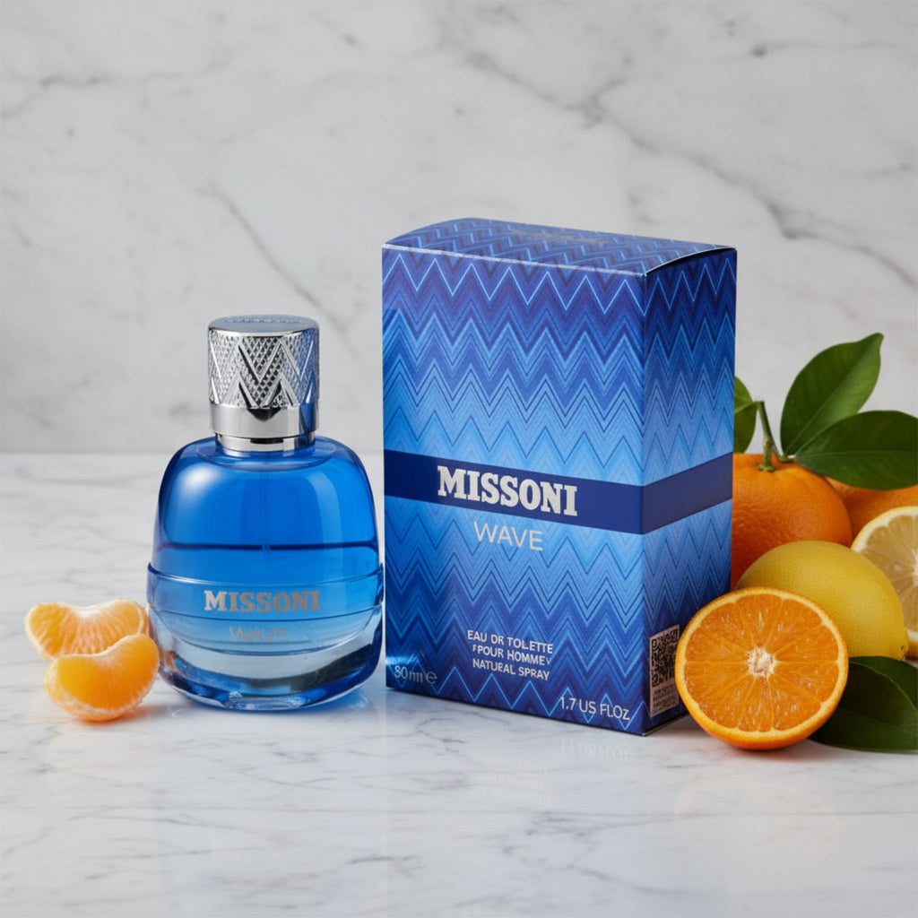 Missoni Wave Eau de Toilette (EDT) Spray for Men 1.7 oz / 50 ml New Retail Box