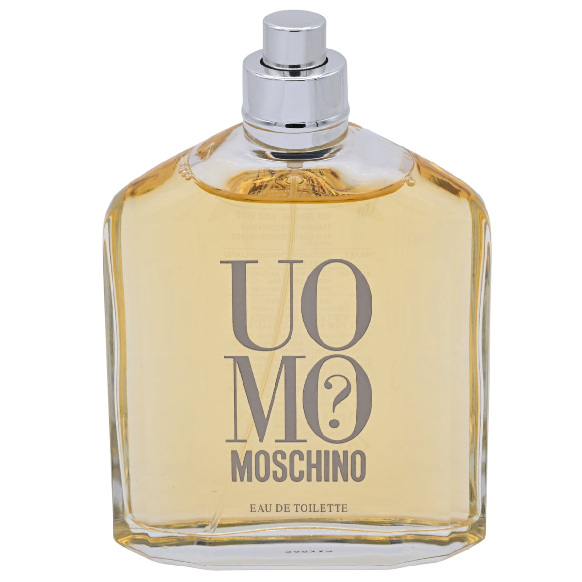 MOSCHINO UOMO Cologne 4.2 oz Edt For Men New tester