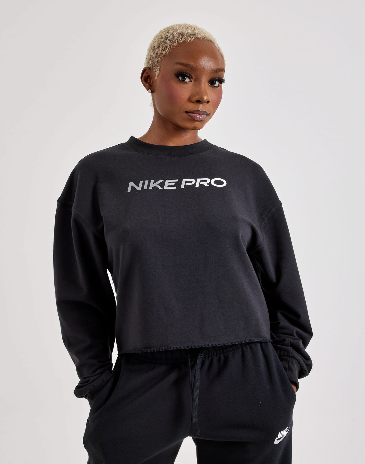 Nike Pro Dri-FIT French Terry Long-Sleeve Top