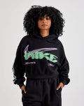 Nike Studio Fleece Oversized Cropped Hoodie