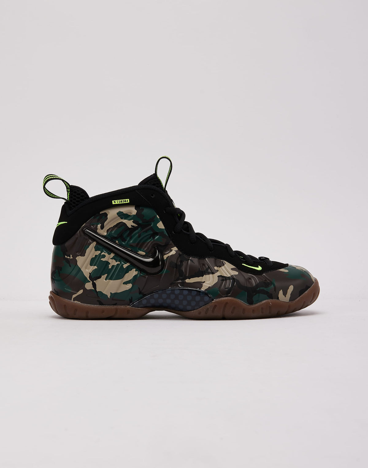 Nike Little Posite Pro PRM 'Green Camo' Grade-School