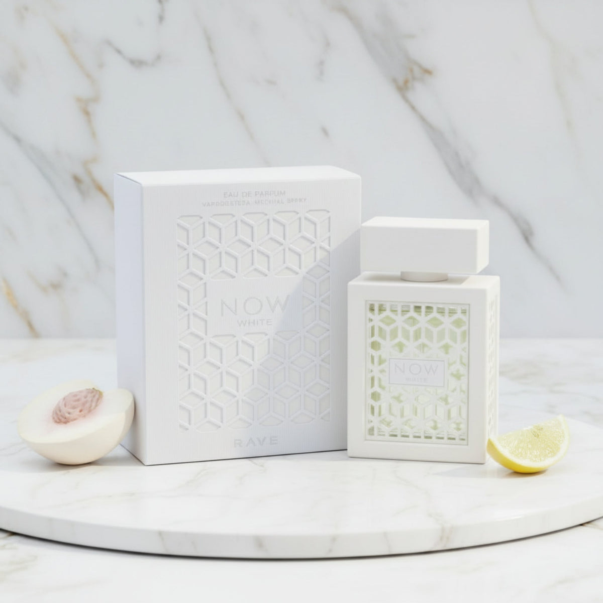 Now White Rave by Lattafa perfume unisex EDP 3.3 / 3.4 oz New in Box