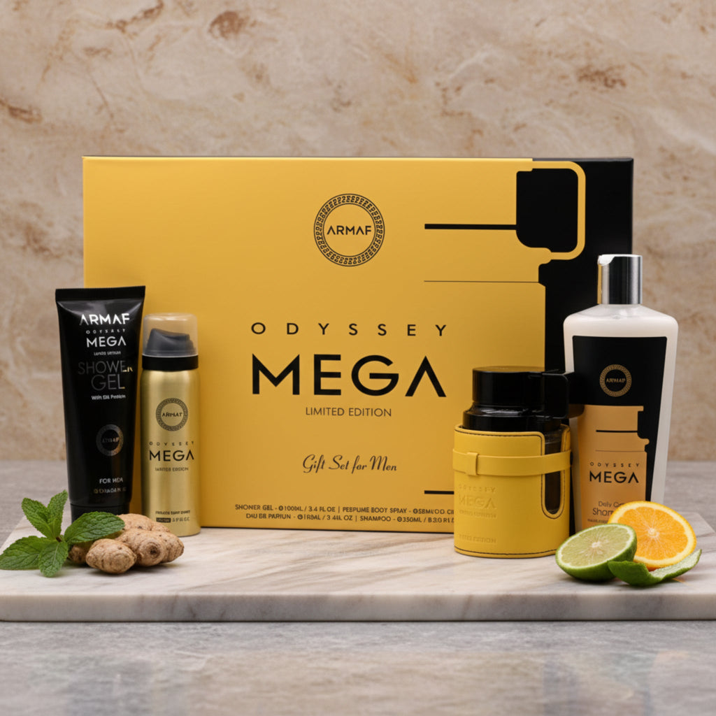 Odyssey Mega Limited Edition by Armaf 4 pcs gift set for men EDP New in Box