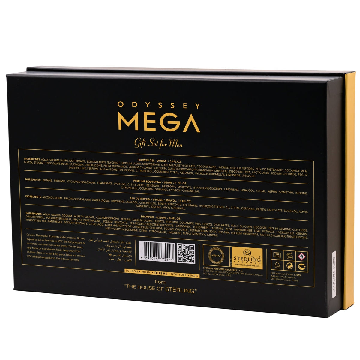 Odyssey Mega Limited Edition by Armaf 4 pcs gift set for men EDP New in Box