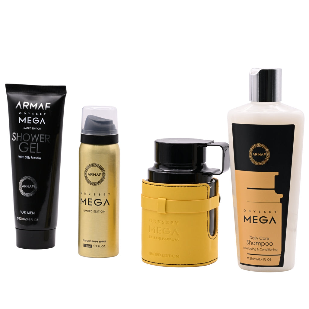 Odyssey Mega Limited Edition by Armaf 4 pcs gift set for men EDP New in Box