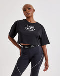 Off-White L/AB Cropped Logo Tee