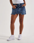Off-White L/AB Denim Mini Skirt