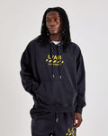 Off-White L/AB Diagonal Washed Fleece Hoodie