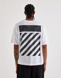Off-White L/AB Diagonal Tee