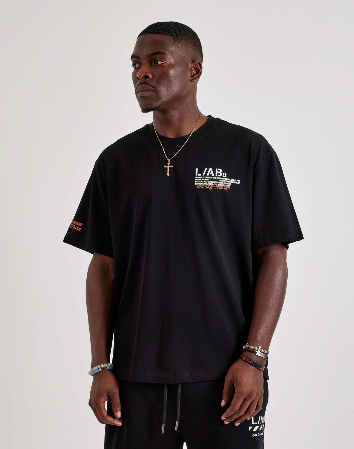 Off-White L/AB Duct Tape Tee