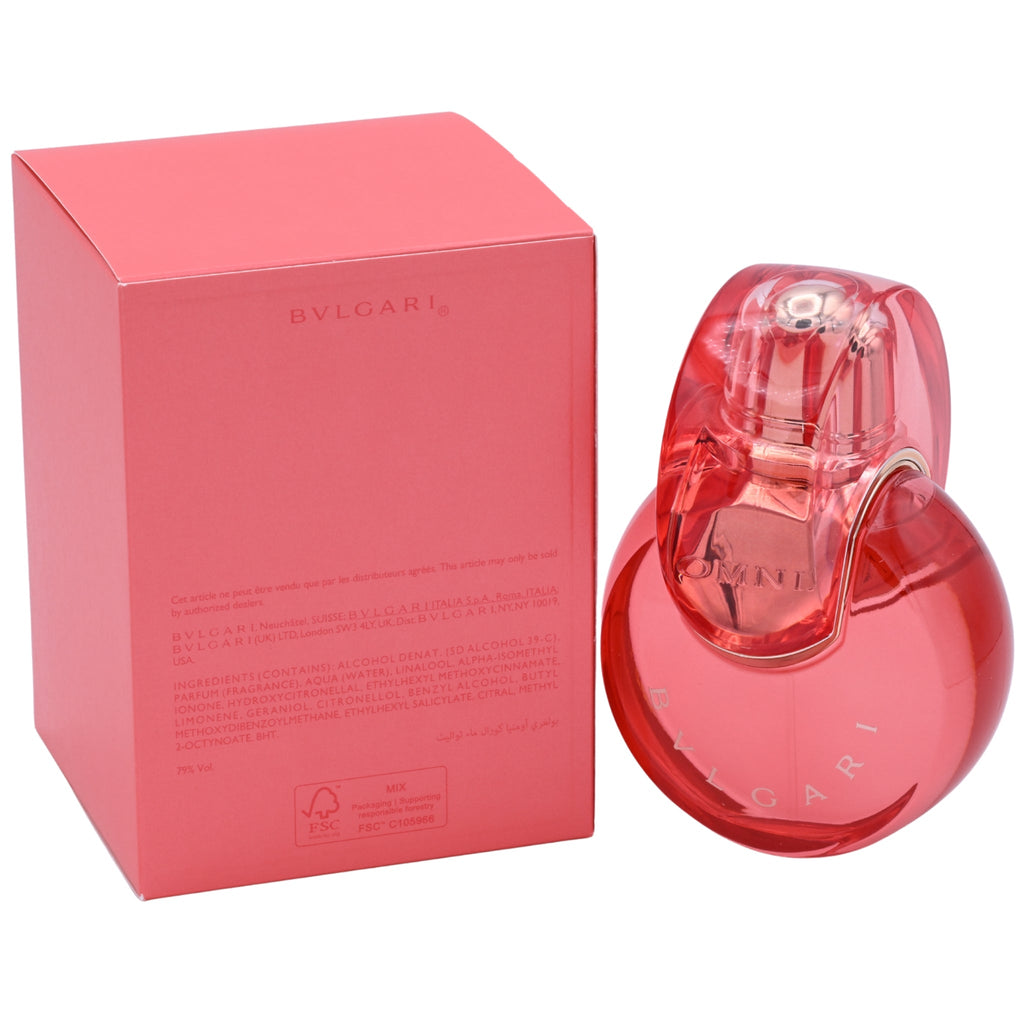 Omnia Coral by Bvlgari for women EDT 3.3 / 3.4 oz New in Box