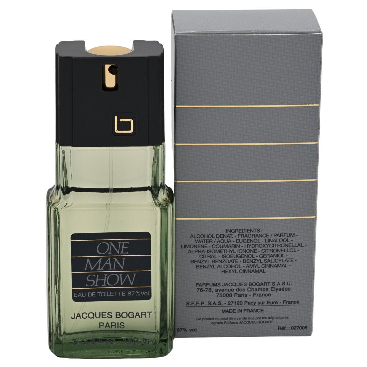 ONE MAN SHOW by Jacques Bogart 3.3 / 3.4 oz EDT For Men New in Box