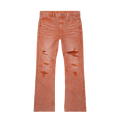 Orange Urchin Flare Denim