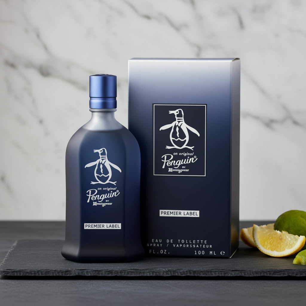 Original Penguin Premier Label Eau de Toilette Spray for Men 3.4 fl oz (100 mL) - New in Box
