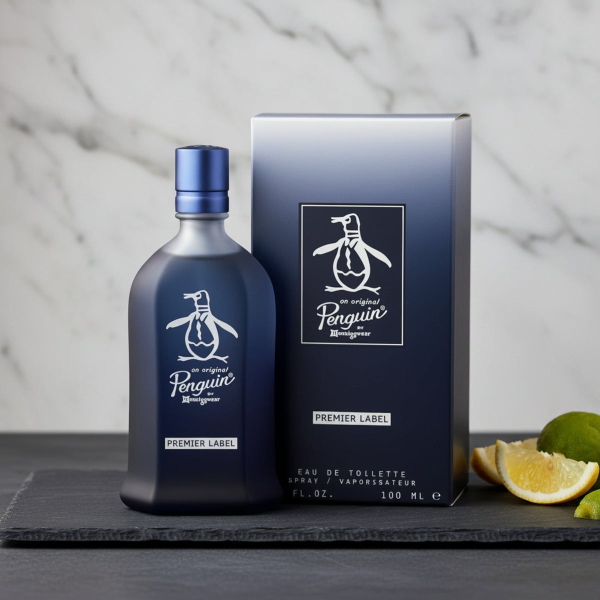 Original Penguin Premier Label Eau de Toilette Spray for Men 3.4 fl oz (100 mL) - New in Box
