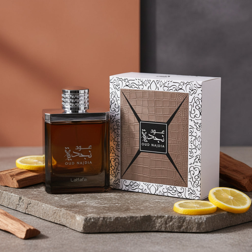 Oud Najdia by Lattafa perfume for unisex  EDP 3.3 / 3.4 oz New in Box
